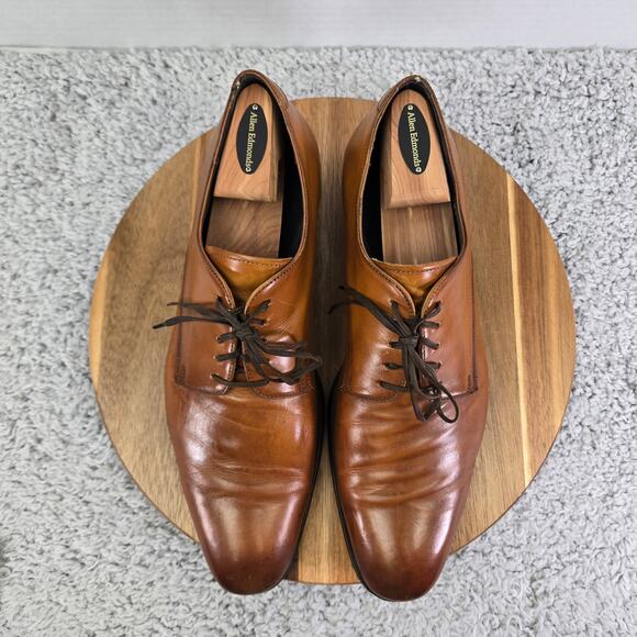 To Boot New York Brown Suede Plain Toe Casual Derby Oxford Dress Shoe Mens 10 - Picture 7 of 16